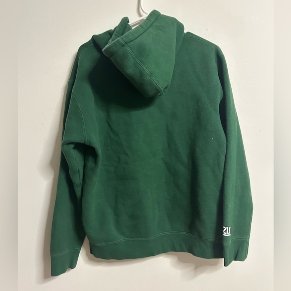 Grizzy OG Bear Embroidered Green Hoodie - Picture 3 of 6